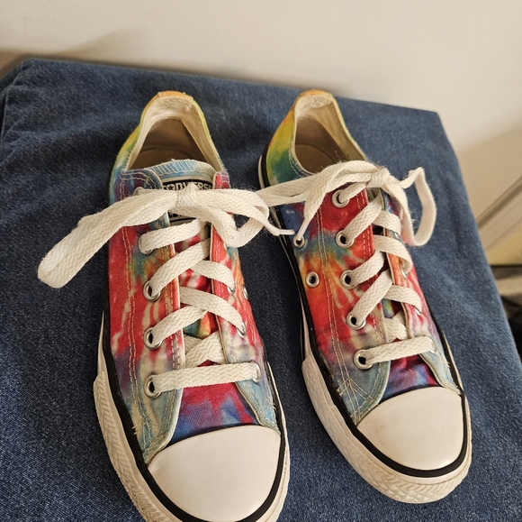 Converse Tie Dye All Star Sneakers Sports Everyday - Picture 3 of 10